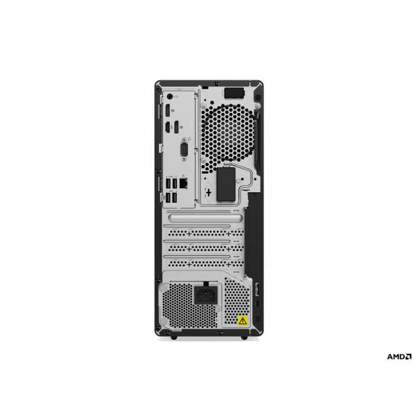 AMD-powered business desktop tower with rear I/O ports and ventilation grilles for enterprise IT hardware
