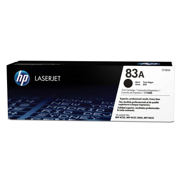 HP 83A Black LaserJet Toner Cartridge CF283A for MFP M125 M127 M201 M225 printers