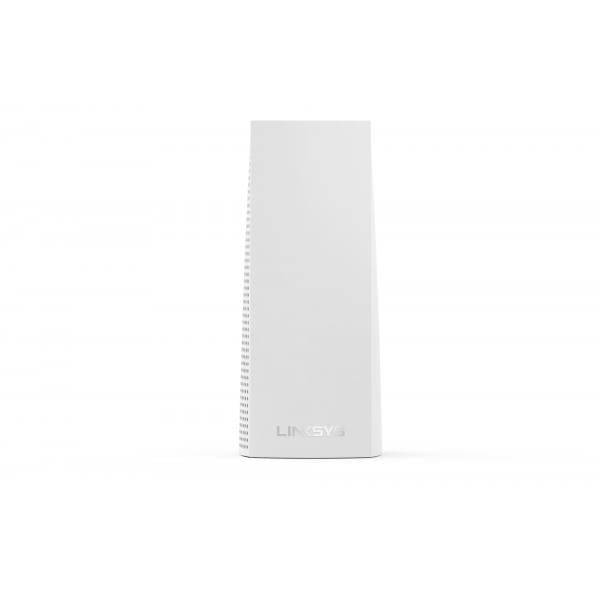 White Linksys Wi-Fi extender with sleek design and ventilation slots for optimal performance