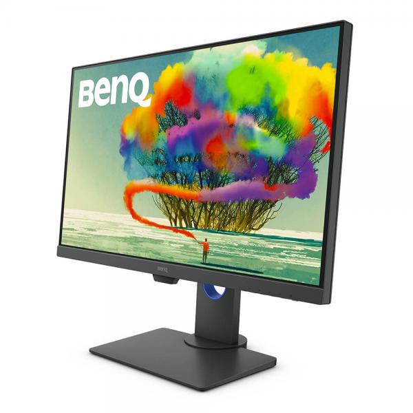 BenQ monitor with vibrant colorful display, sleek black design, ideal for business and IT use