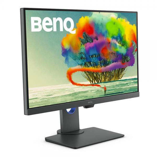 BenQ monitor displaying vibrant colorful artwork, ideal for professional IT use