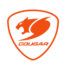 Orange Cougar logo shield with fierce animal design