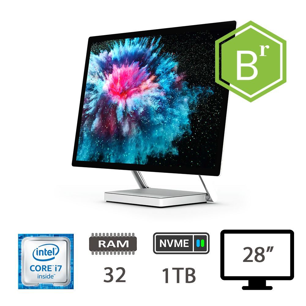 28" all-in-one PC with Intel Core i7, 32GB RAM, 1TB NVMe SSD, B-grade refurbished