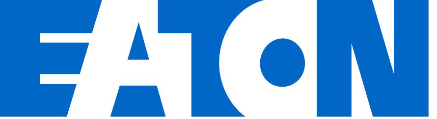 Eaton logo in blue and white, representing IT hardware and software solutions for businesses