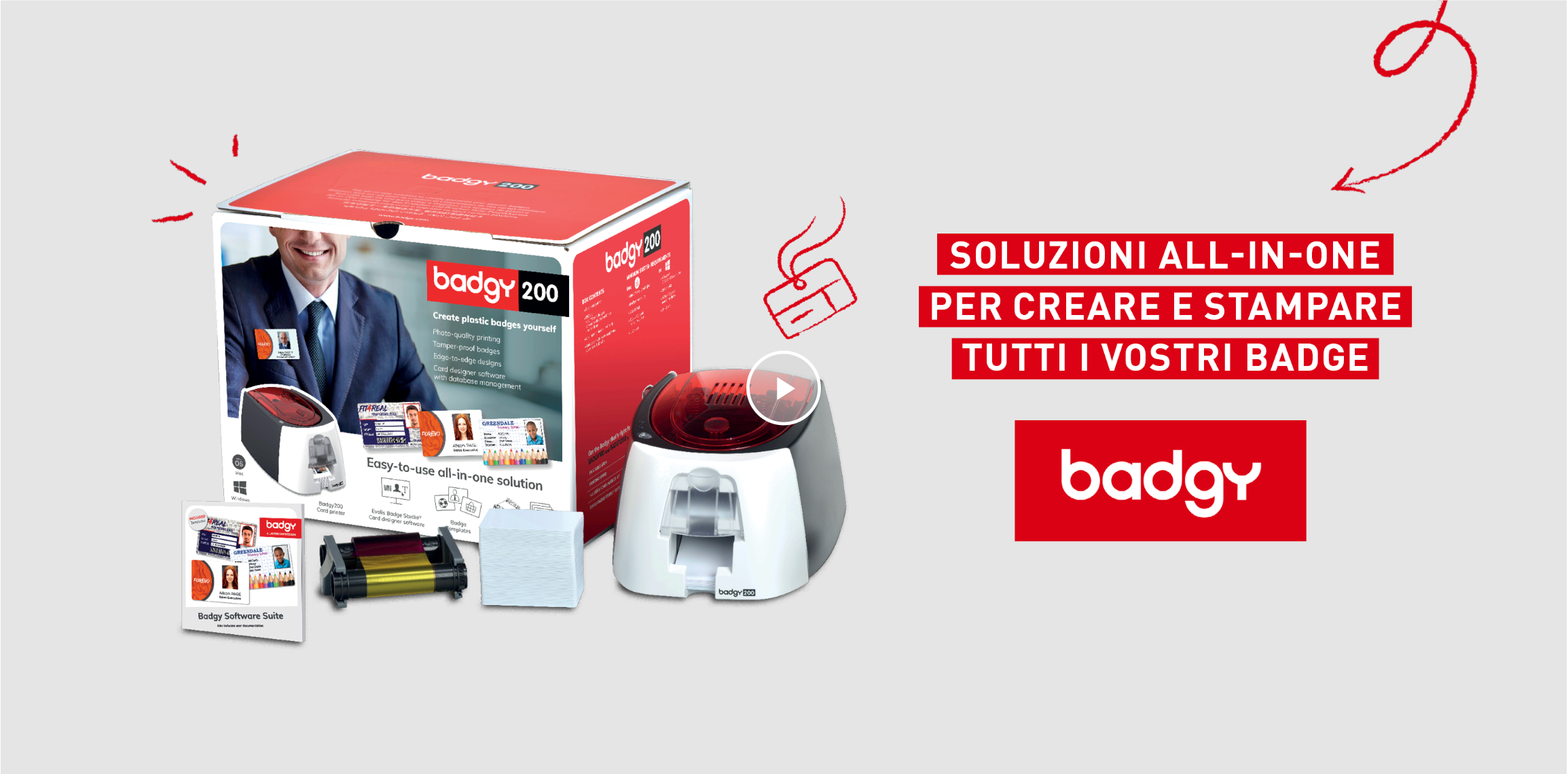 Carica il video: Video di presentazione prodotti Badgy