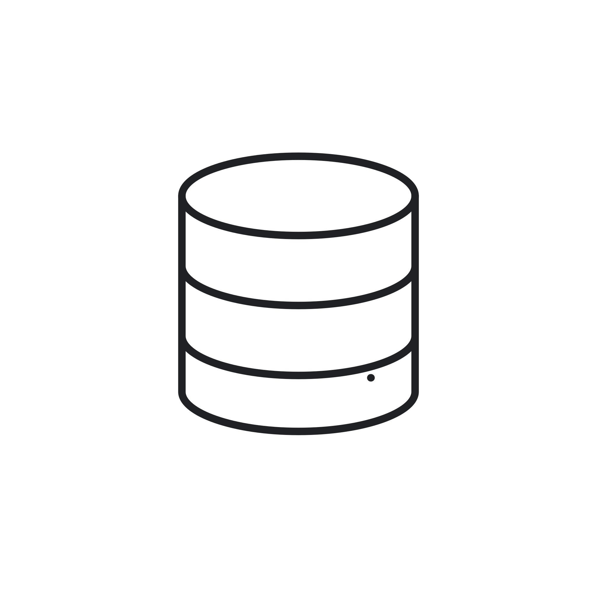 Icona monocromatica della categoria Storage