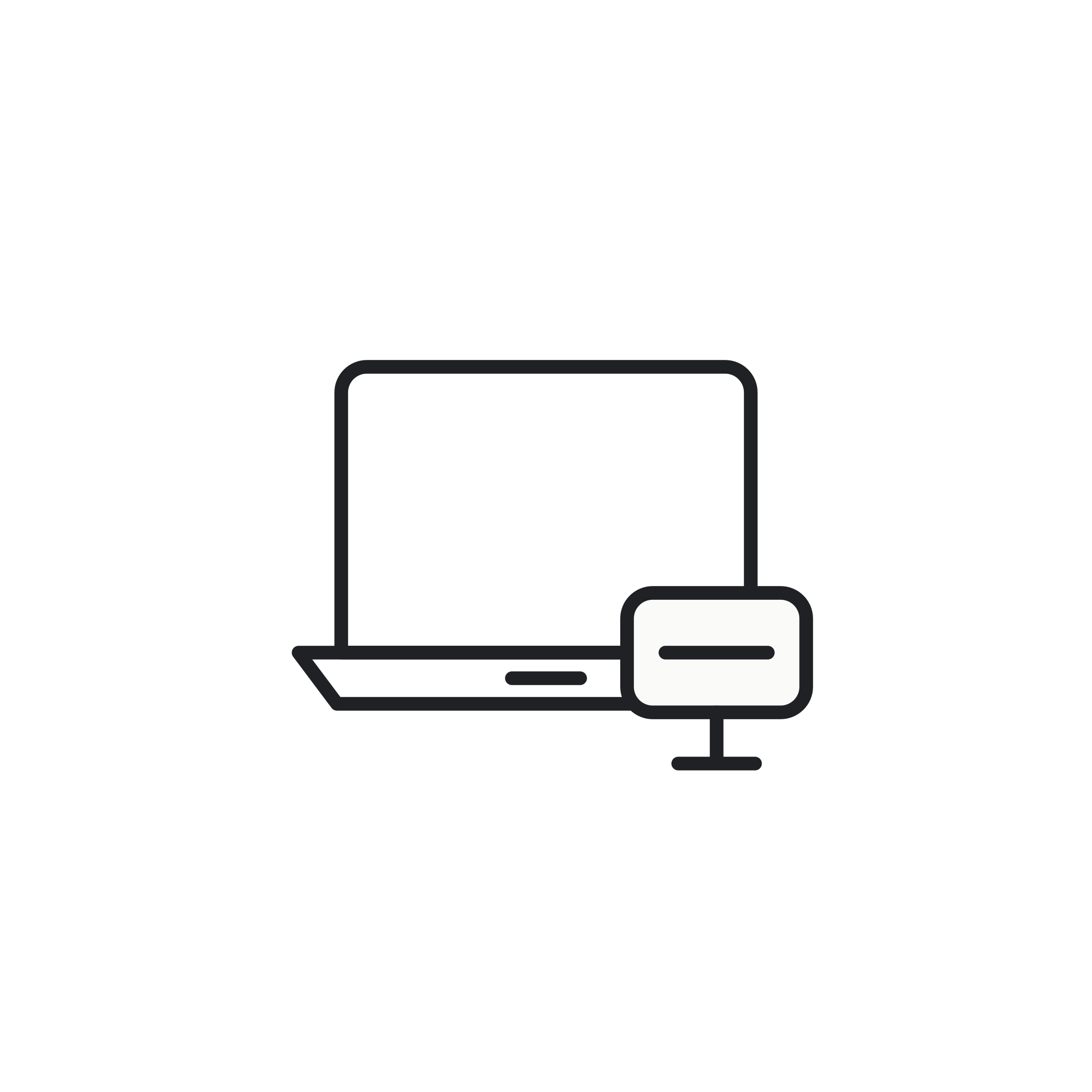 Icona monocromatica della categoria Accessori notebook