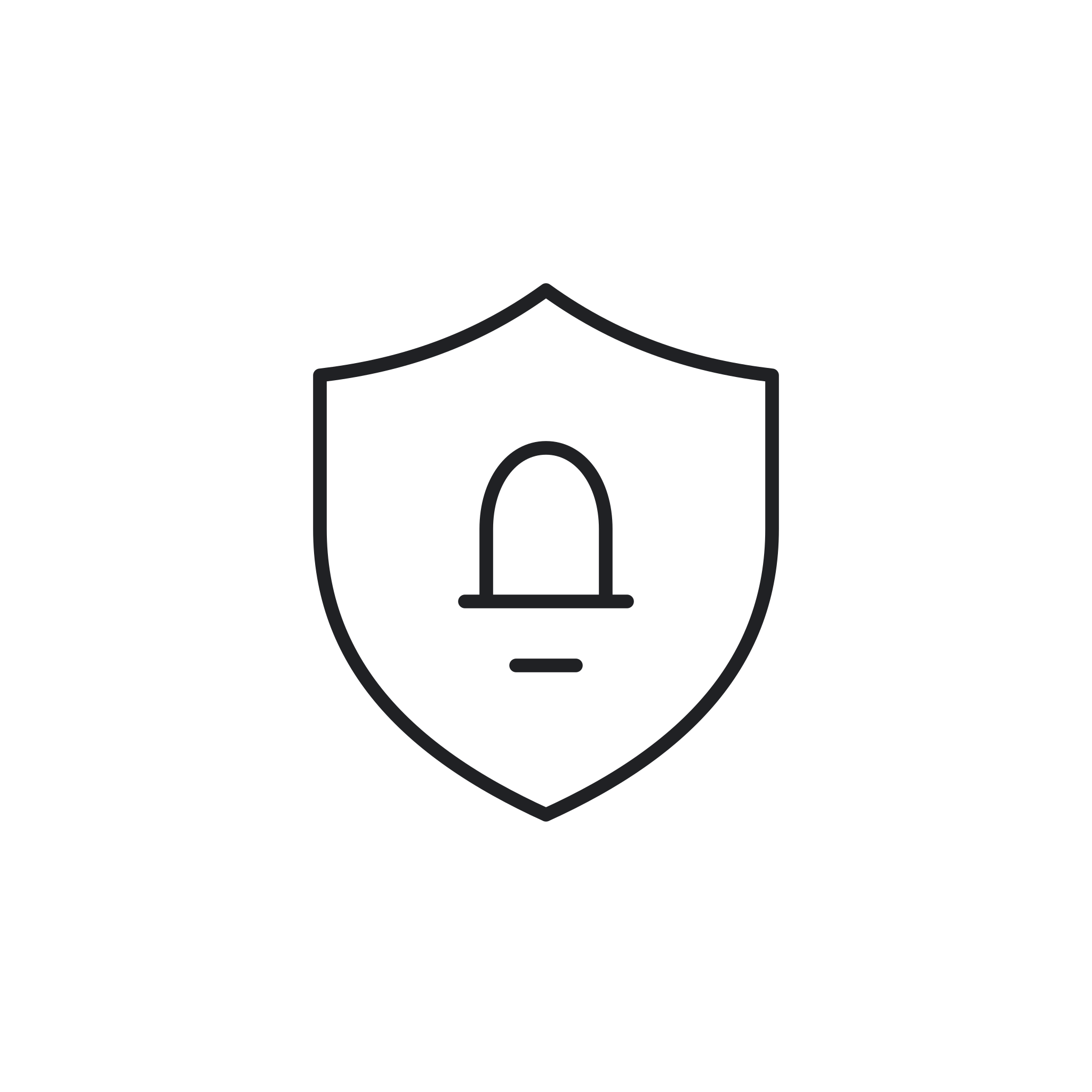 Icona monocromatica della categoria Allarme e Sicurezza