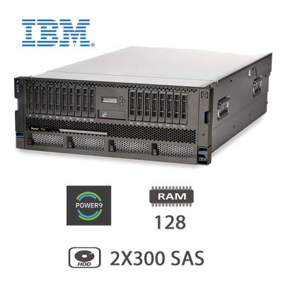 SERVER IBM S914 - POWER9/128/2X300SAS/FREEDOS/2Y [005670PCR-EU]