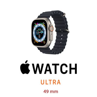 APPLE WATCH ULTRA (2022)49MM TI MIDNIGHT/OB/2Y [007501PCR-EU]