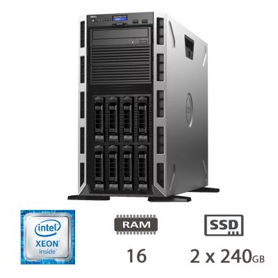 SERVER DELL T630 E5-2650V3/16/2X240SSD/2X750W/3Y [008441PCR-EU]