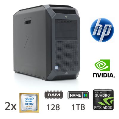 HP Z8 G4 2X XEON 6138/128/NVME1TB/RTX4000/W11P/2Y [008512PCR-EU]