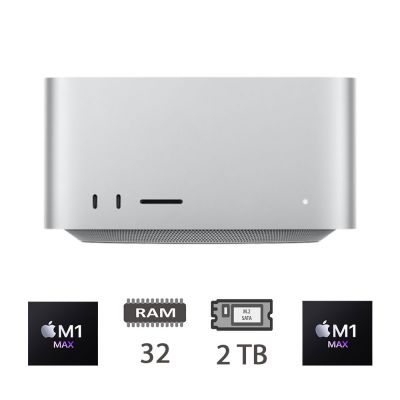 MAC STUDIO (2022)M1 MAX-10C/32/2TB/24C GPU/2Y [008790PCR-EU]