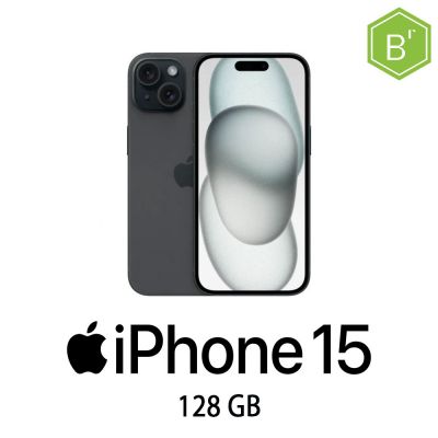 IPHONE 15 128GB BLACK/2Y - B [008961PCR-EU]