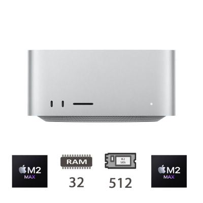 MAC STUDIO (2023)M2-MAX/12C/32/512/30C GPU/2Y [009213PCR-EU]