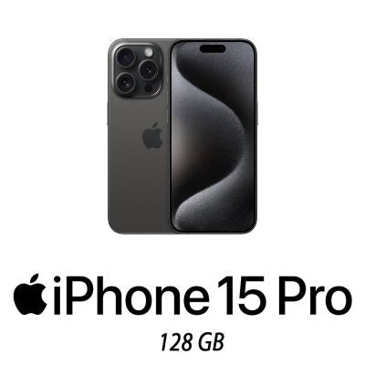 IPHONE 15 PRO 128GB BLACK TITANIUM/2Y [009330PCR-EU]