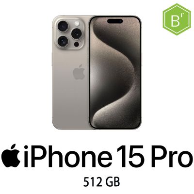 IPHONE 15 PRO 512GB NATURAL TITANIUM/2Y - B [009370PCR-EU]