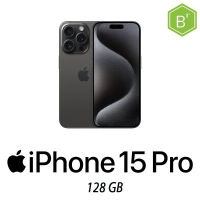 IPHONE 15 PRO 128GB BLACK TITANIUM/2Y - B [009398PCR-EU]