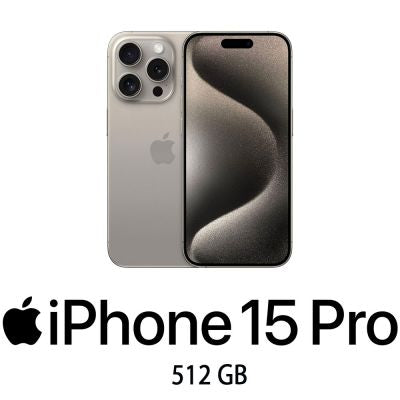 IPHONE 15 PRO 512GB NATURAL TITANIUM/2Y [009402PCR-EU]