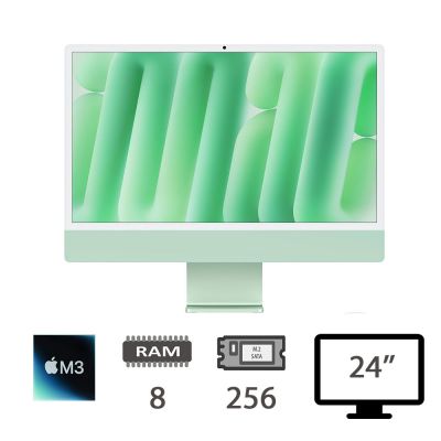 IMAC 24 4,5K (2023)M3-8C/8/256/10C GPU/GRN/2Y [009428PCR-EU]