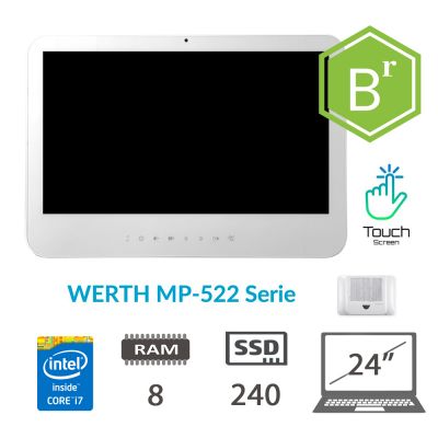 WERTH MP-522 TS I7-5500U/8/SSD240/24/W10PMAR/2Y B [009658PCR-EU]