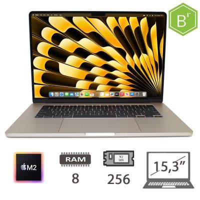 MBA 15,3 (2023)M2-8C CPU/8/256/10C GPU/STL/2Y - B [009688PCR-EU]