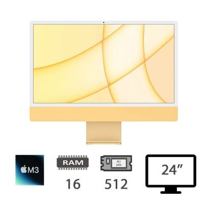 IMAC 24 4,5K (2023)M3-8C/16/512/10C GPU/YLLW/2Y [009698PCR-EU]
