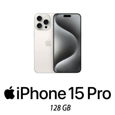 IPHONE 15 PRO 128GB WHITE TITANIUM/2Y [009717PCR-EU]