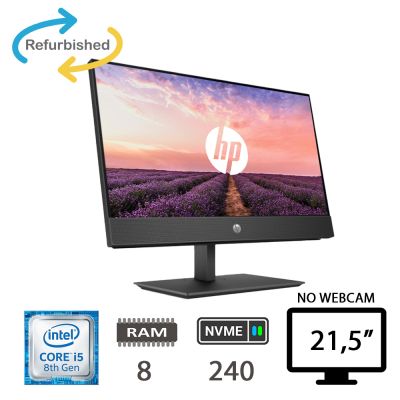 HP 600 G4 AIO 21,5 I5-8500/8/NVME240/W11P/2Y NOWEB [009947PCR-EU]