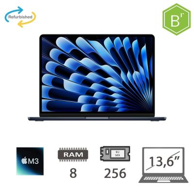 MBA 13,6 (2024)M3-8C CPU/8/256/8C GPU/MDN/2Y - B [010379PCR-EU]
