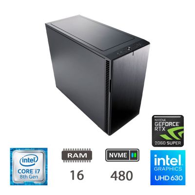 ASSEMBLATO I7-8700K/64/NVME480/2060S(8GB)/W11P/2Y [010386PCR-EU]