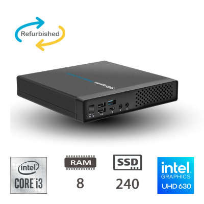 SICOMPUTER MINIPC PQ I3-10100T/8/SSD240/W11PMAR/2Y [010465PCR-EU]
