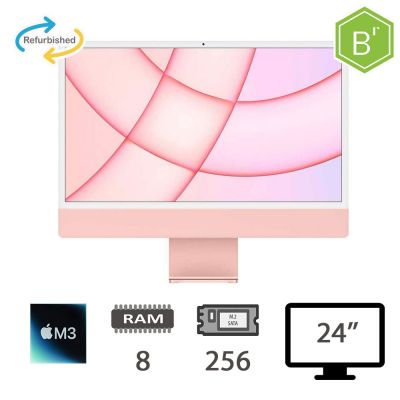 IMAC 24 4,5K (2023)M3-8C/8/256/8C GPU/PINK/2Y - B [010520PCR-EU]