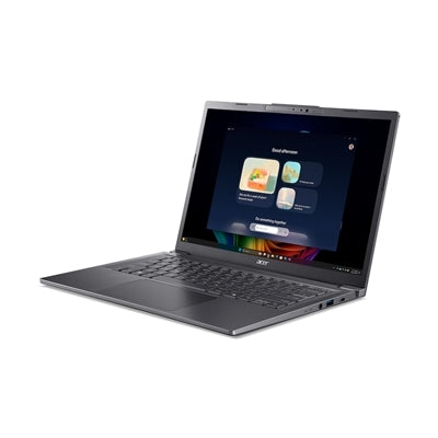 Acer Aspire 14 AI Intel Core Ultra 5 226V Computer portatile 35,6 cm (14") WUXGA 16 GB DDR5-SDRAM 512 GB SSD Wi-Fi 6E (802.11ax) Windows 11 Home Italiano Grigio [NX.JFVET.001]