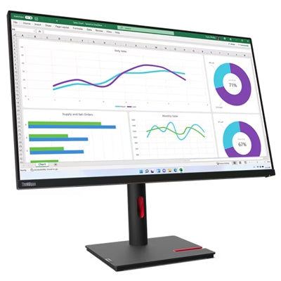 Lenovo ThinkVision T32h-30 LED display 80 cm (31.5") 2560 x 1440 Pixel Quad HD Nero [63D3GAT1EU]