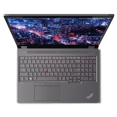 Lenovo ThinkPad P16 Intel Core i7 i7-14700HX Workstation mobile 40,6 cm (16") WQXGA 32 GB DDR5-SDRAM 1 TB SSD NVIDIA RTX 2000 Ada Wi-Fi 6E (802.11ax) Windows 11 Pro Grigio, Nero [21FA004SIX]