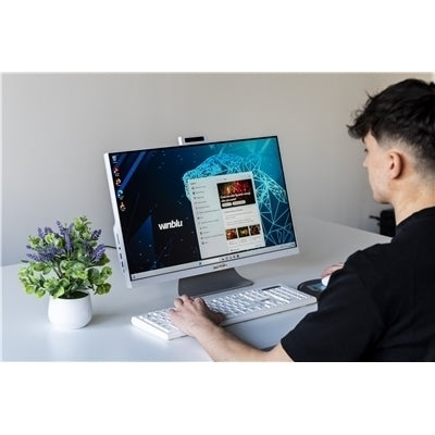 LCDPC M-TOUCH WINBLU EVISION 6034 23.8"FHD AG WHT MM I7-14700 16DDR4 1000SSD FREEDOS WIFI BT RJ45 CR CAM MIC COM HDMI T+MWIR 2YP [EVISION 6034]