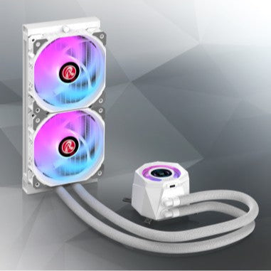 RAIJINTEK DISSIP LIQUIDO CYCLOPS 240 WHITE ARGB PWN LCD TFT 1.4 0R10B00231 [0R10B00231]