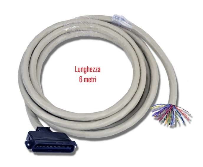 Patton 10-3096TM50-20, Cable, 50-pin Male, Telco-to-25 unterminated TP, 20FT (6 metri) [10-3096TM50-20]