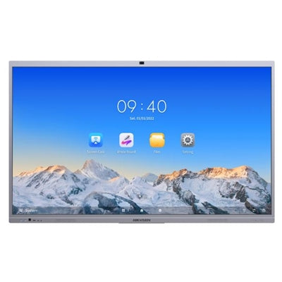 HIKVISION MON.INTER EDLA 86" DS-D5C86RB/B 4K AND.13 8GB 128GB 45 TOUCH 2xTYPE-C 3xHDMI INx3 DWIFI 8 MP CAM AI 8 MIC 3210005 [DS-D5C86RB/B]