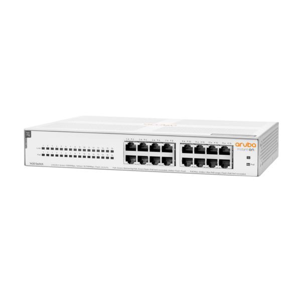 HPE SWITCH ARUBA ISTANT ON R8R48A UNMANAGED 16 PORTE POE [R8R48A]