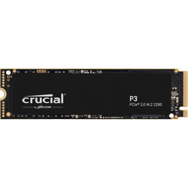 CRUCIAL SSD INTERNO P3 500GB M.2 PCI-E 3.0 R/W 3500/1900 GEN4X4 [CT500P3SSD8]