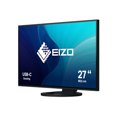 EIZO MONITOR 27 LED IPS 16:9 2560X1440 350 CDM, USB-C, VGA/DP/HDMI, FLEXSCAN EV2781-BK [EV2781-BK]