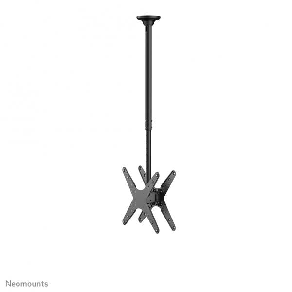 Neomounts FPMA-C340DBLACK Supporto a soffitto per doppio monitor/TV 32-75" - alt. 106-156 cm [FPMA-C340DBLACK]