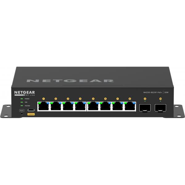 NETGEAR GSM4210PX-100EUS switch di rete Gestito L2/L3 Gigabit Ethernet (10/100/1000) Supporto Power over Ethernet (PoE) Nero [GSM4210PX-100EUS]