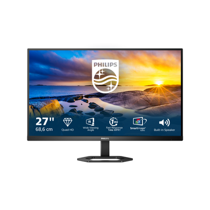 PHILIPS MONITOR 27 LED VA QHD 16:9 4MS 300 CDM, PIVOT, DP/2HDMI, MULTIMEDIALE [27E1N5500LA]