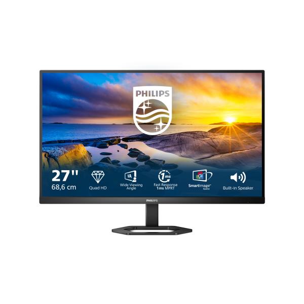 Philips 5000 series 27E1N5500LA/00 Monitor PC 68,6 cm (27") 2560 x 1440 Pixel Quad HD LCD Nero [27E1N5500LA/00]