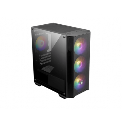 MSI MAG FORGE M100A computer case Micro Tower Nero, Trasparente [306-7G20A28-HH9]