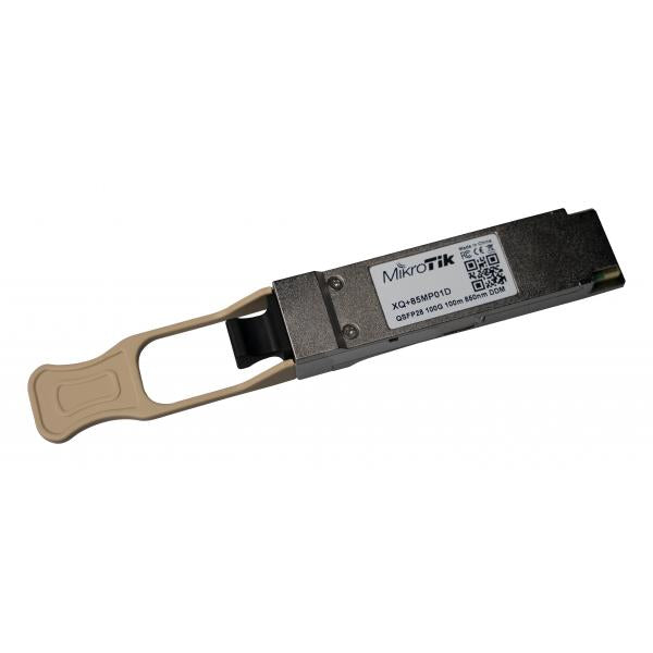 MikroTik, 40/100 Gigabit product line keeps growing: QSFP28 module for distances up to 100m [XQ+85MP01D]