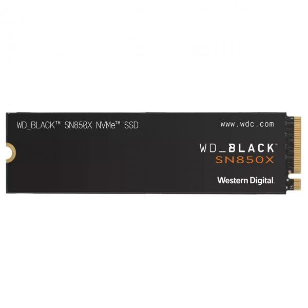 Western Digital SN850X - 1TB - M.2 - 7300 MB/s - Black [WDS100T2X0E]